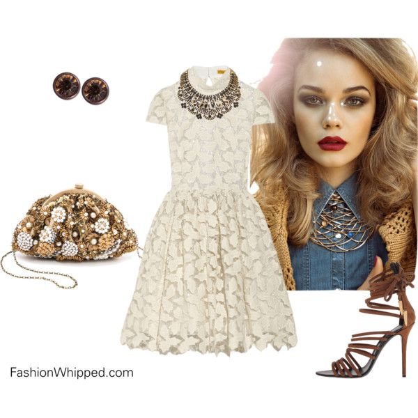 Alice + Olivia Jayna metallic cotton-blend lace dress